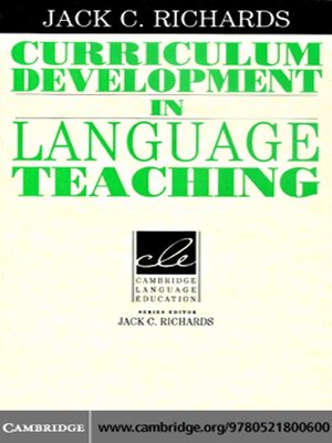 cover image of Curriculum Development in Language Teaching